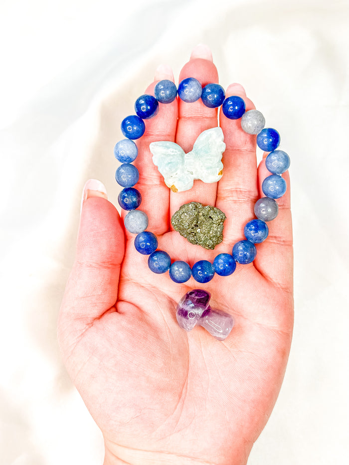 Aquarius - Zodiac Crystal Set