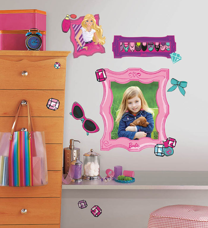 Barbie's Fabulous Frames Peel and Stick Giant Wall Decals