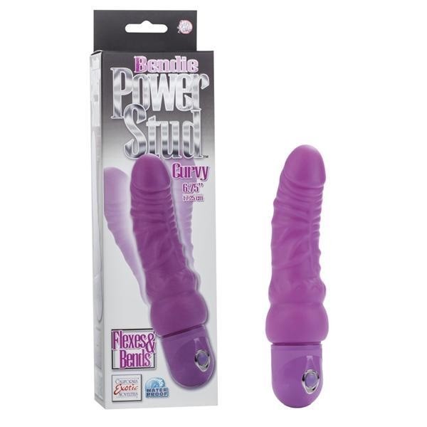 Curvy Vibrator Purple in Dildos Category | Bendie Power Stud Intimates Adult Boutique
