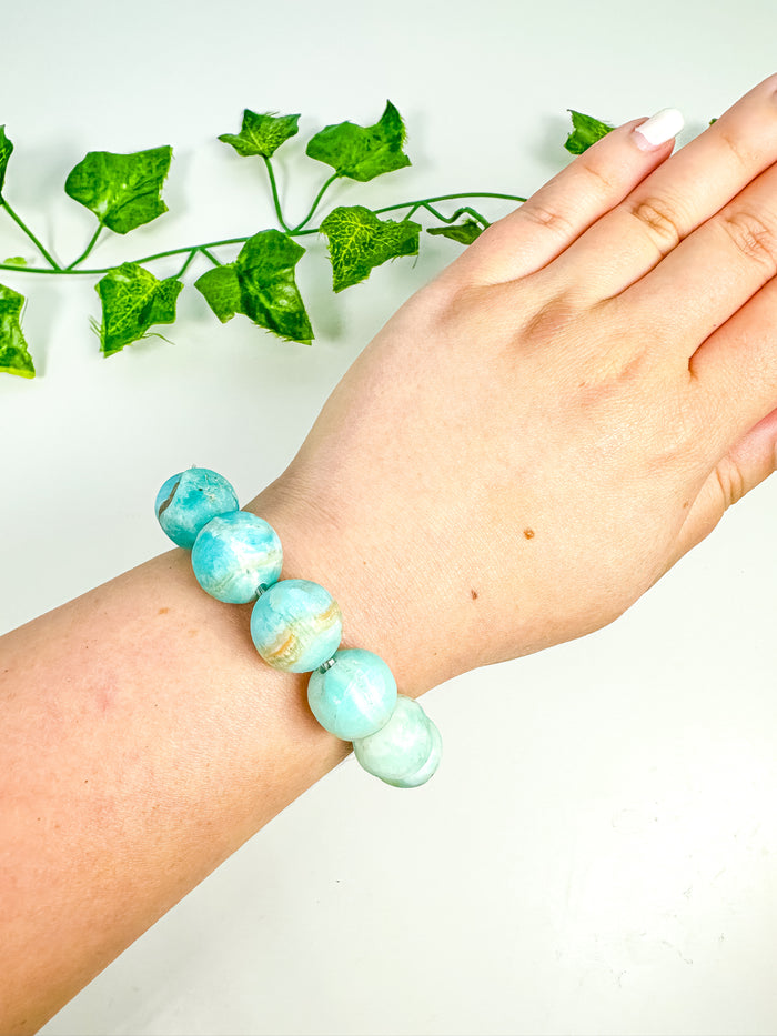 Blue Aragonite Bracelet