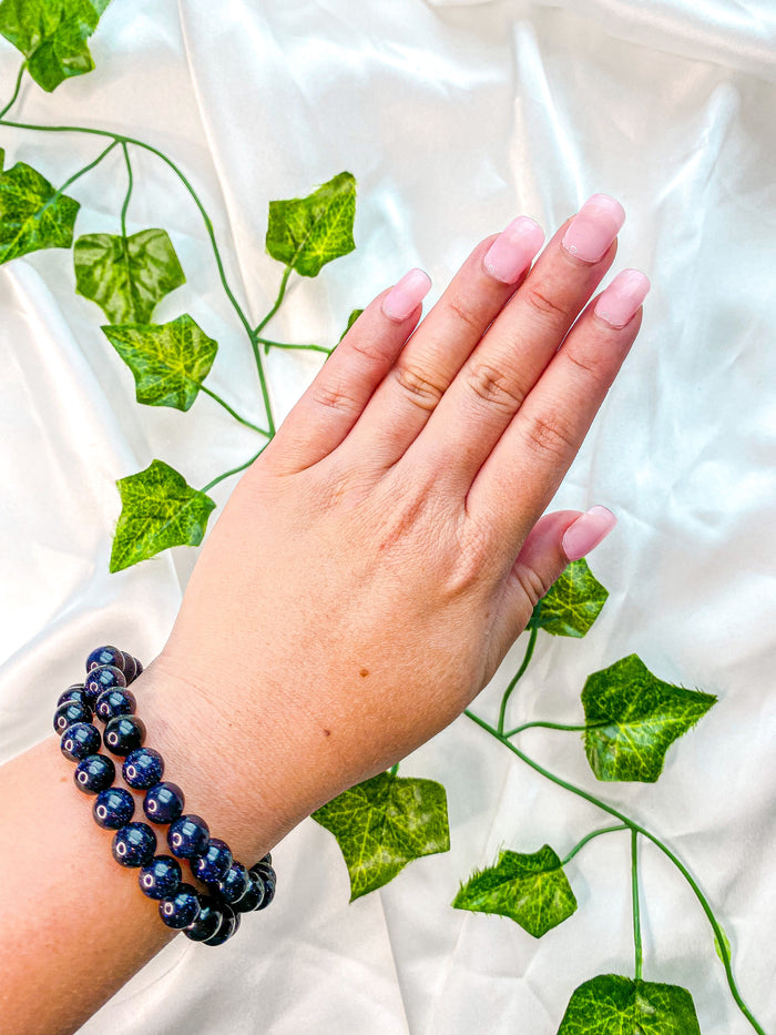 Blue Goldstone Bracelet