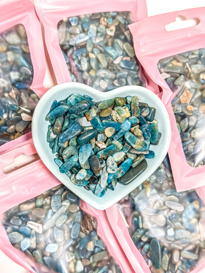 Blue Kyanite Chip Bag