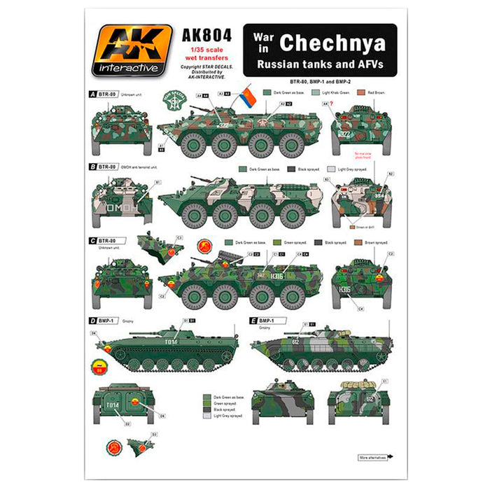CHECHNYA War in Russian tanks and AFVs wet transfer AK804