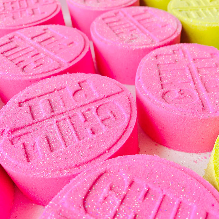 Chill Pill Bath Bomb - Hot Pink Chill Pill