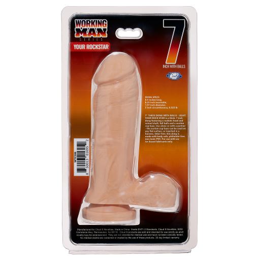 Cloud 9 Working Man 7 Light Your Rock Star (thick) Intimates Adult Boutique