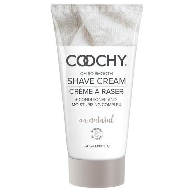 Coochy Shave Cream Au Natural 3.4 Oz | Bath & Body Intimates Adult Boutique