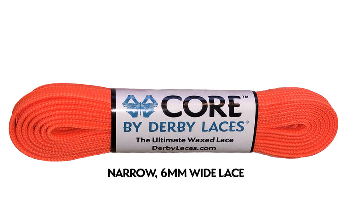 Core Derby Laces - Fluorescent Orange