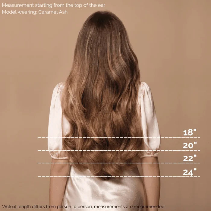 Espresso Ash Brown Highlights (P2/8A) 18" 190g Clip-ins