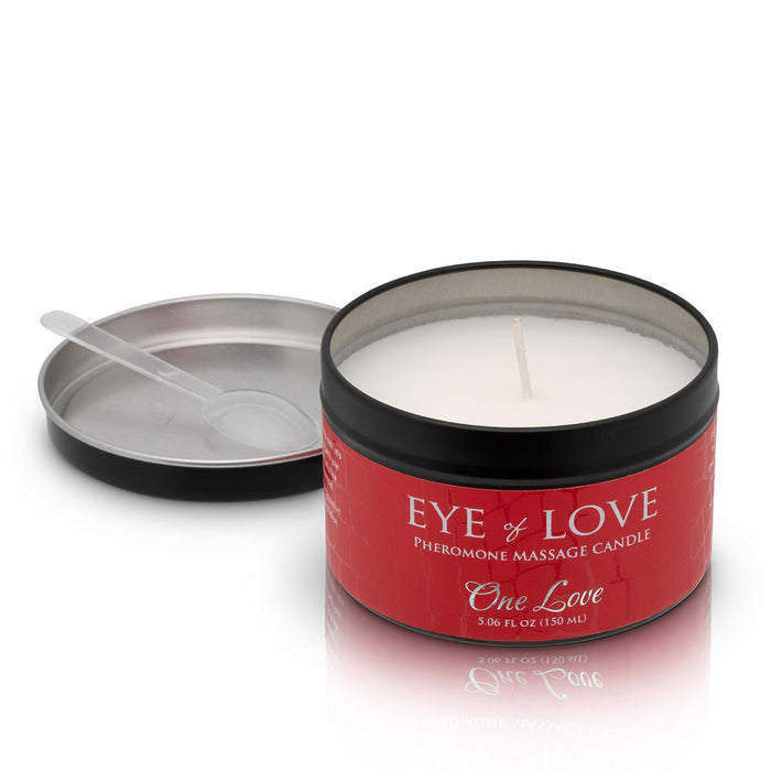 Eye of Love Pheromone Massage Candle 150ml One Love (F to M) Intimates Adult Boutique
