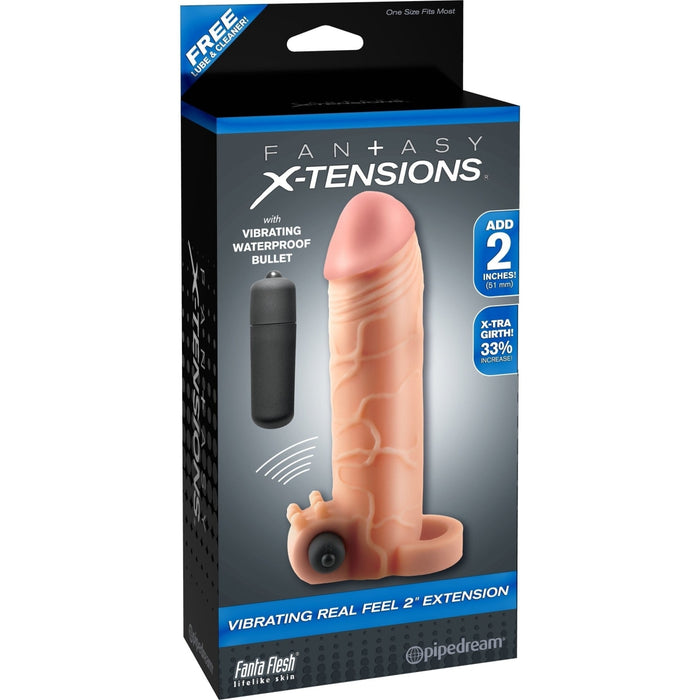 Fantasy X-tensions Vibrating 2" Penis Extension - Sextoys for Men Intimates Adult Boutique