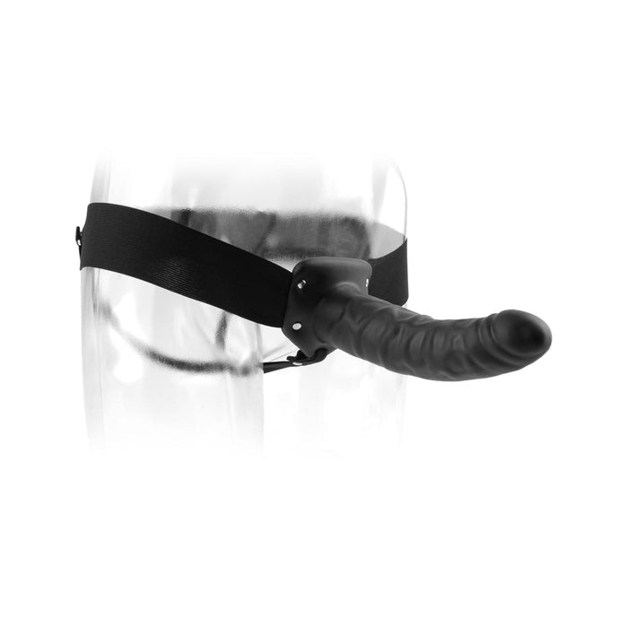 Fetish Fantasy 8in Hollow Strap On Black Intimates Adult Boutique