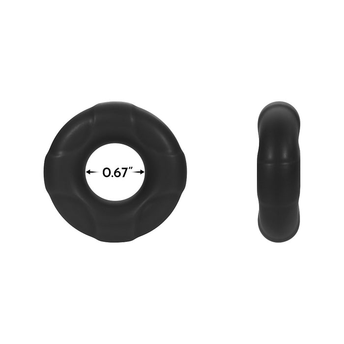 FORTO F-33 C-Ring 17mm Black Small Intimates Adult Boutique