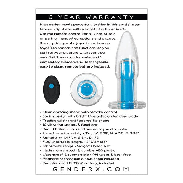 Gender X Electric Blue Intimates Adult Boutique
