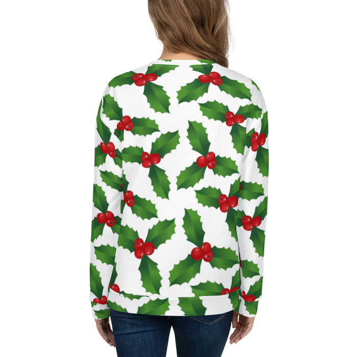 Holly Christmas Ugly Sweatshirt - Bloom Seventy Seven