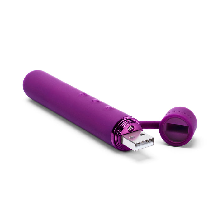 Le Wand Chrome Baton - Dark Cherry Intimates Adult Boutique
