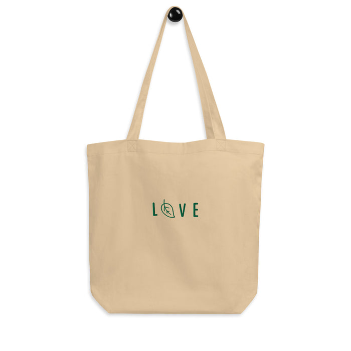 Love Embroidered Eco Tote Bag - Bloom Seventy Seven