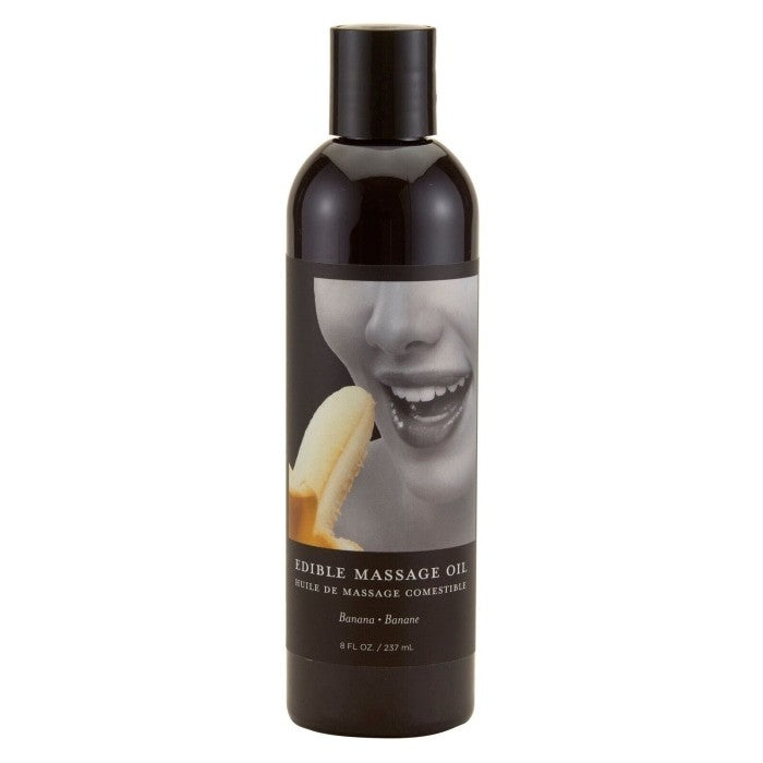 Massge Oil Edible Bannana 8oz Intimates Adult Boutique