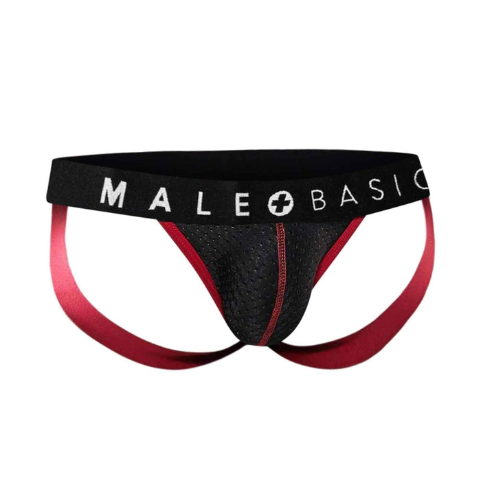 Mb Spot Jockstrap Black Medium Intimates Adult Boutique