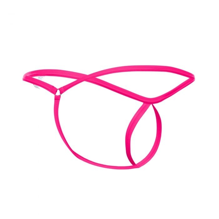 Mob Tear Drop Thong Hot Pink L-xl Intimates Adult Boutique