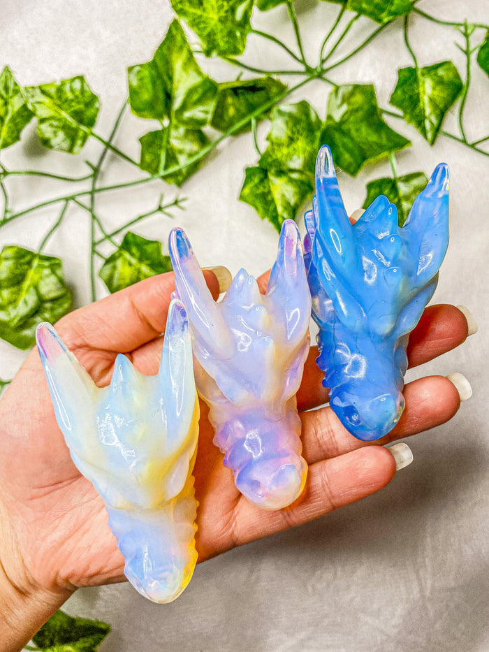 Opalite Dragon Head