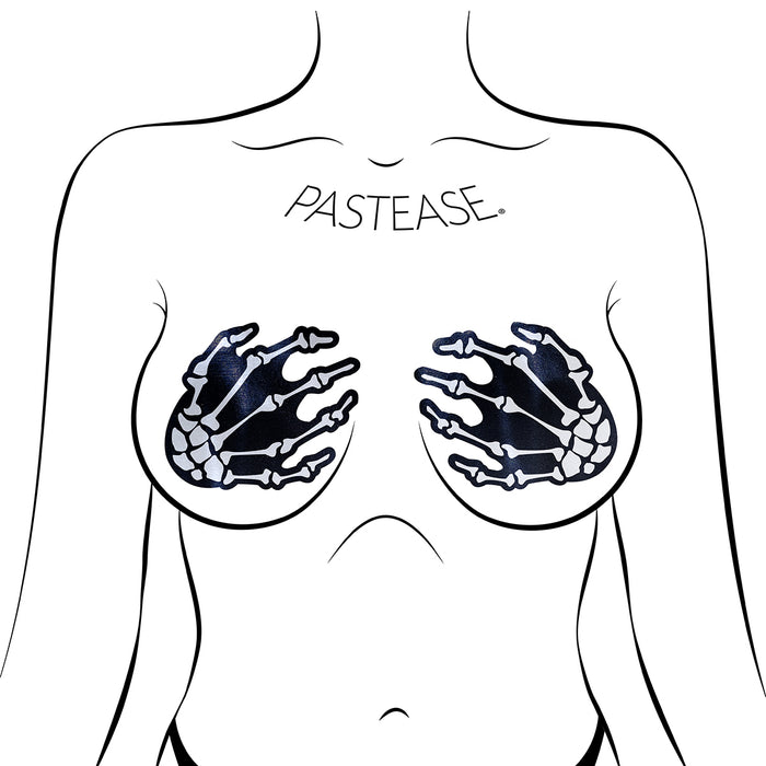 Pastease Skeleton Hands White Intimates Adult Boutique