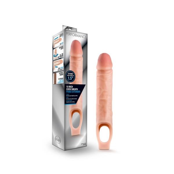 10 Inch Cock Sheath Penis Extender for Men | Performance Enhancement Intimates Adult Boutique