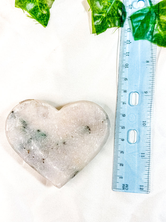 Pink Amethyst Heart (39A)