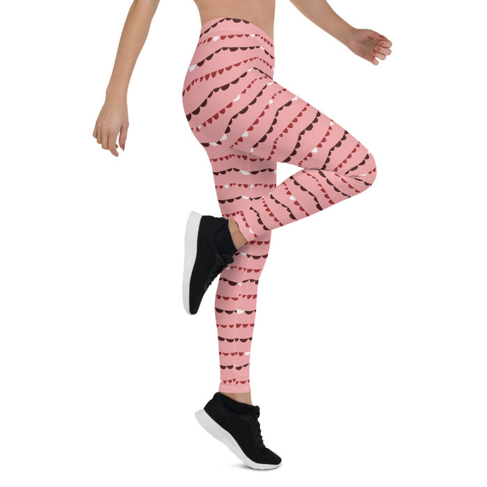 Pink Christmas Leggings - Bloom Seventy Seven