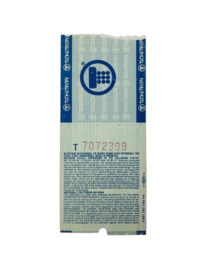QUEEN VINTAGE 1982 PHILADELPHIA SPECTRUM TICKET 7/24/82
