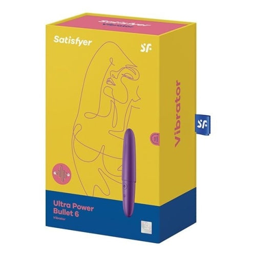 Satisfyer Ultra Power Bullet 6 Ultra Violet Violet Intimates Adult Boutique