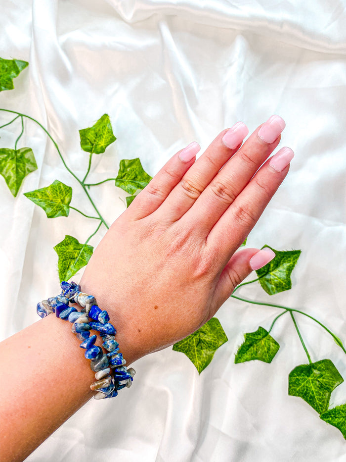 Sodalite Chip Bracelet
