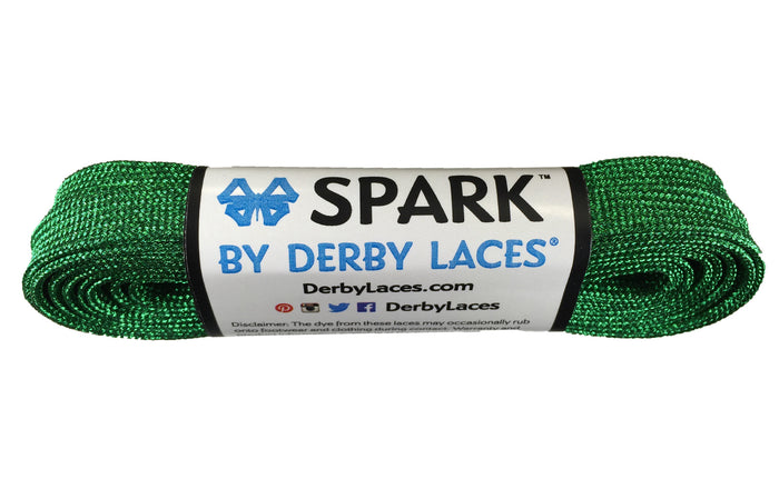 Spark Derby Laces - Green