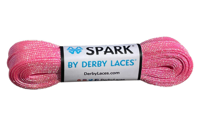 Spark Derby Laces - Pink Cotton Candy