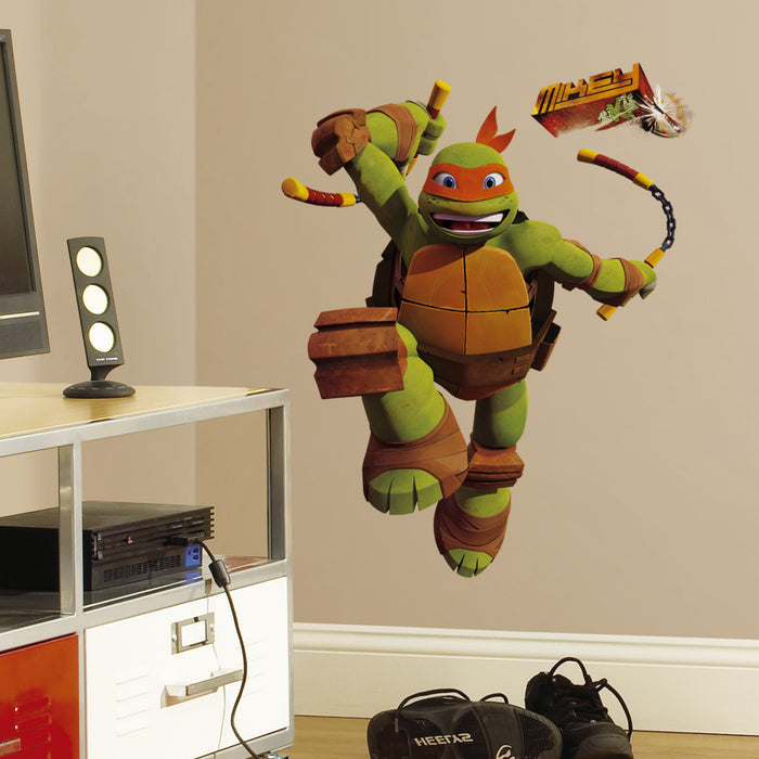 Teenage Mutant Ninja Turtles Mike Peel & Stick Giant Wall Decals