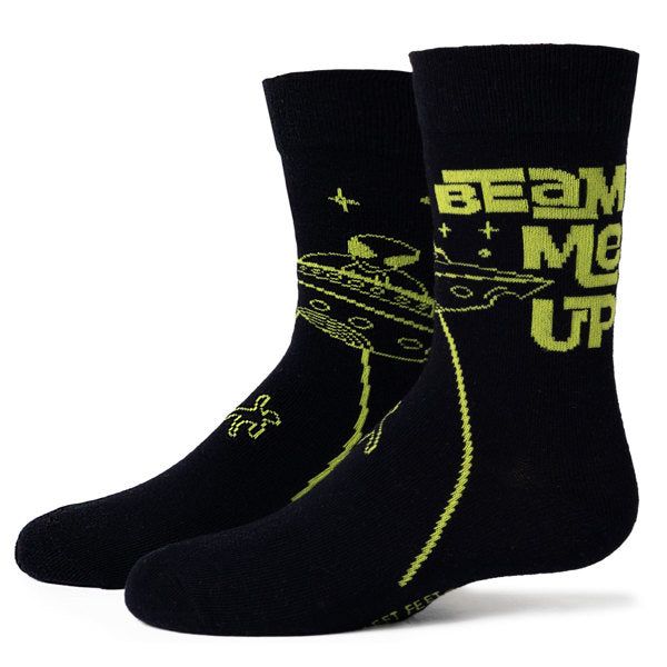 Two Left Feet Kid's Socks - Beam Me Up