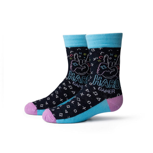 Two Left Feet Kid's Socks - Game On