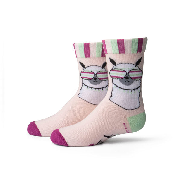 Two Left Feet Kid's Socks - No Drama Llama