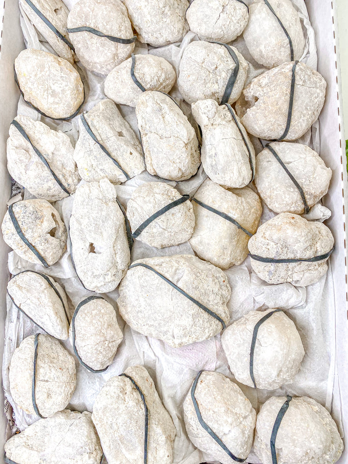 White Druzy Geodes