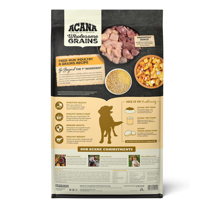 *Wholesome Grains Free Run Poultry Recipe Dry Dog Food