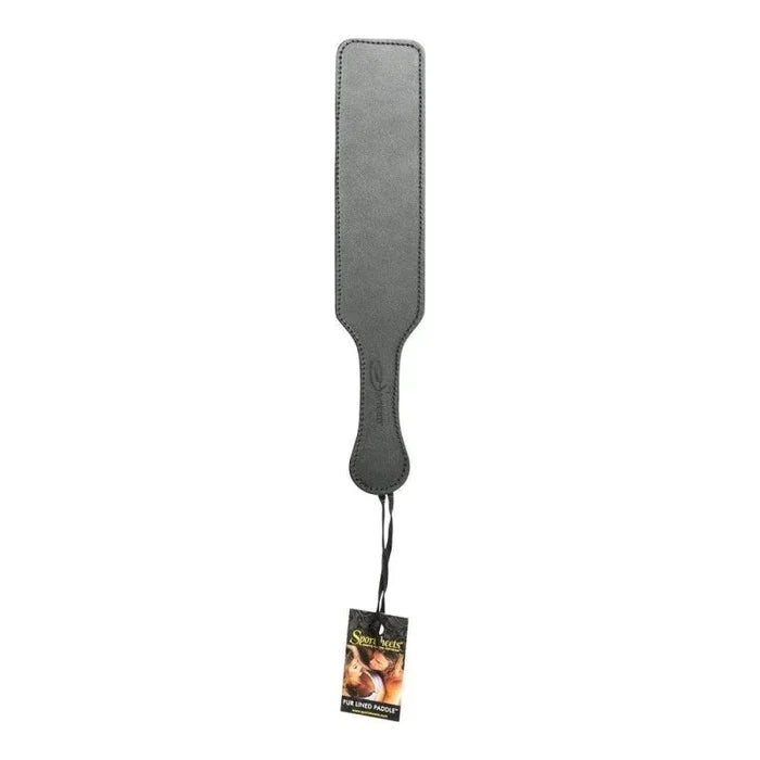 14.5in Paddle Black Fur - High-Quality Paddle for Intense Sensations Intimates Adult Boutique