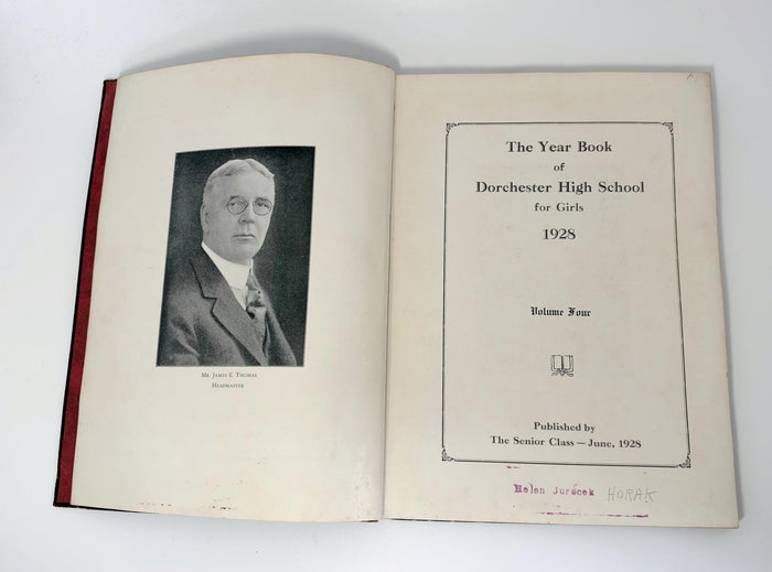 1928 Dorchester High School for Girls Massachusetts Yearbook