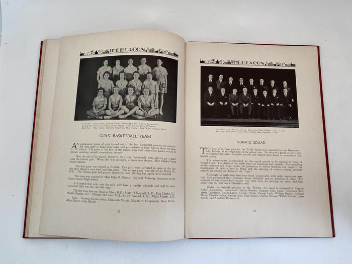 1933 Chelsea Massachusetts High School Yearbook at Duckwells