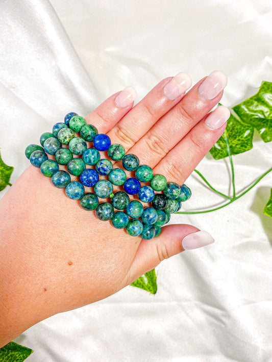 AAA Chrysocolla Malachite Bracelet