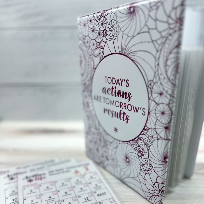 Actlive Life 30-Day Challenge Binder with 12 Challenge Cards