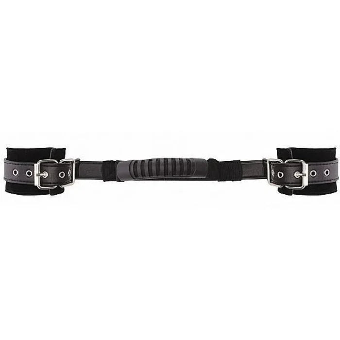 Adjustable Leather Handcuffs Black | Fetish Accessories Intimates Adult Boutique