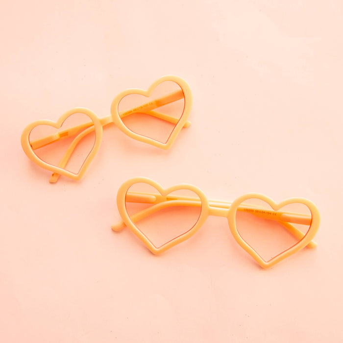 Adult Heartbreaker Sunglasses: Red