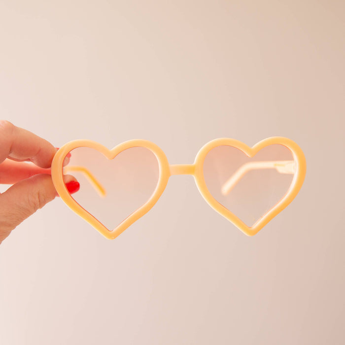 Adult Heartbreaker Sunglasses: Red