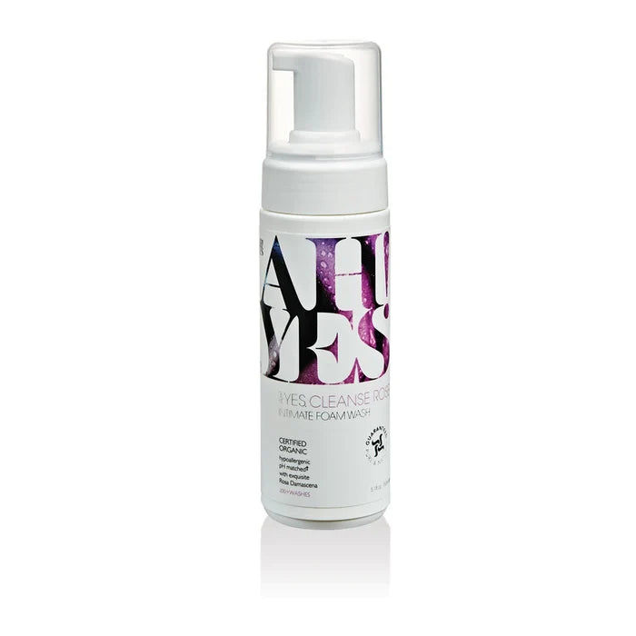 AH! YES CLEANSE Rose Scented Intimate Foaming Wash 5.1oz - Bath & Body Intimates Adult Boutique