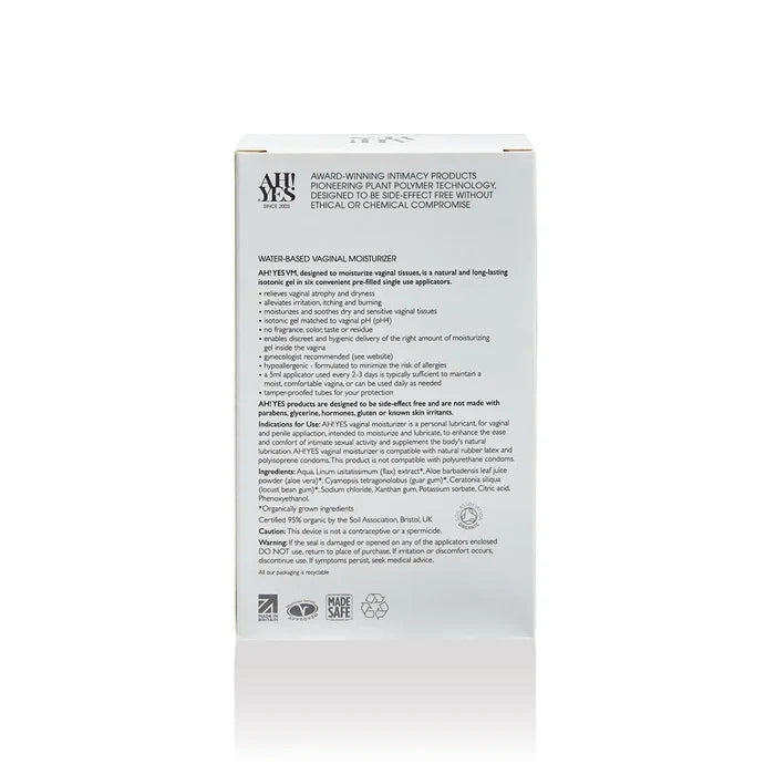 AH! YES VM 6-pack Vaginal Moisturizer Applicators, .17oz - Bath & Body Intimates Adult Boutique