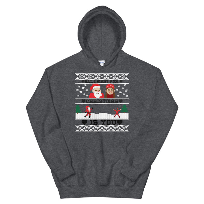 All I Want For Christmas Is You Couple Ugly Hoodie - Bloom Seventy Seven
